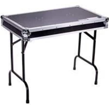 Ezgeneration Fly Drive Case Universal Fold Out DJ Table 30 x 36 x 21 in. EZ134357